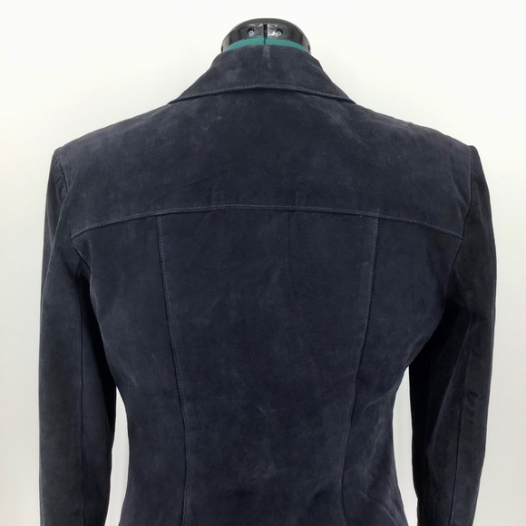 Originaux par Pablo Vintage Navy Suede Blazer, M - Picture 5 of 16